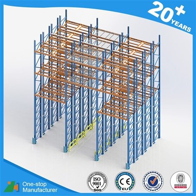 Stabila uzglabāšana Lieljaudas selektīvās skrūvju montāžas rūpnieciskā tērauda noliktavas palešu plaukts