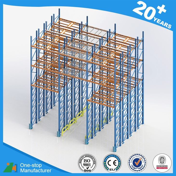Stabila uzglabāšana Lieljaudas selektīvās skrūvju montāžas rūpnieciskā tērauda noliktavas palešu plaukts